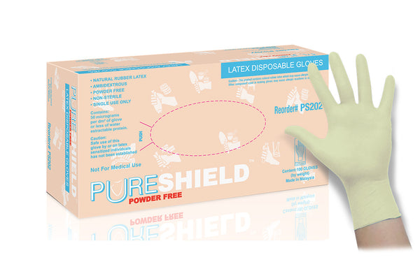 General Purpose Powder Free Latex Gloves (Case of 1,000) - 6.0 Mil