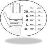 Saf-Care™ Powder Free Latex Examination Gloves (Case of 1,000) - 5.6 Mil